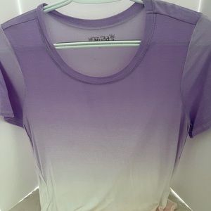 Mudd t-shirt purple, white, orange size medium